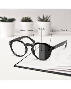 Bold Round Transitions Glasses